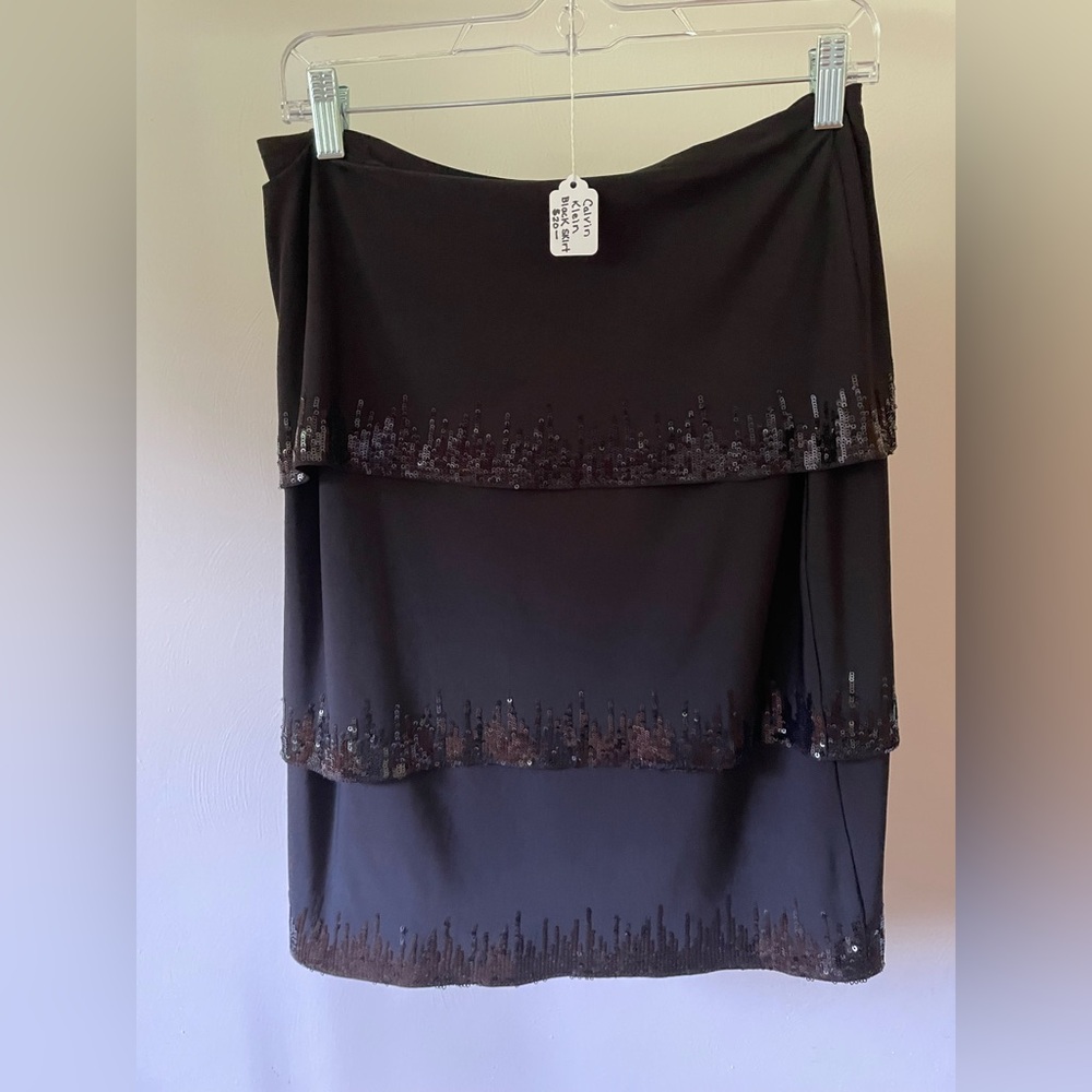 Calvin Klein Dark Charcoal Skirt